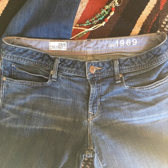 GAP 1969 Real Straight Jeans 29/8 average - Picture 3 of 5
